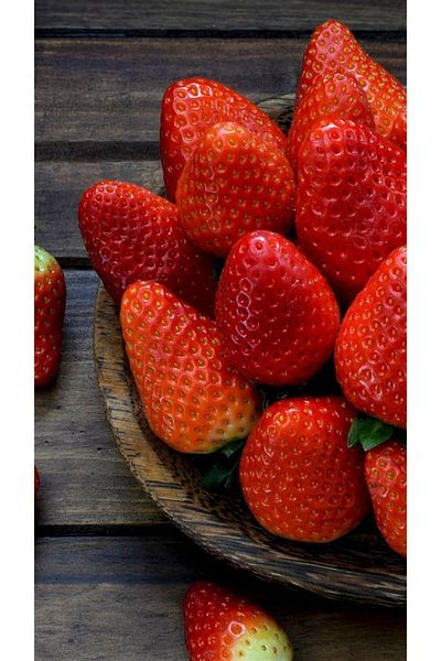 MARCEL SANAT Strawberries in the Bowl Marcel Art Diamond Mosaic Painting 25x46cm