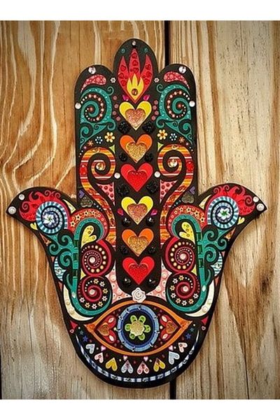 MARCEL SANAT Fatma Mother's Hand - 46x61cm Diamond Mosaic Painting