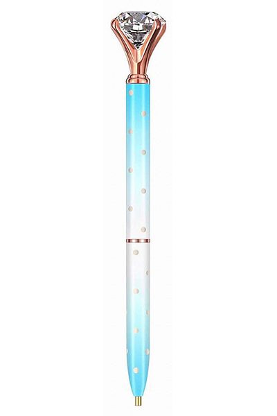 MARCEL SANAT Blue White Solitaire Stone Holding Pen Marcel Art Diamond Mosaic Painting