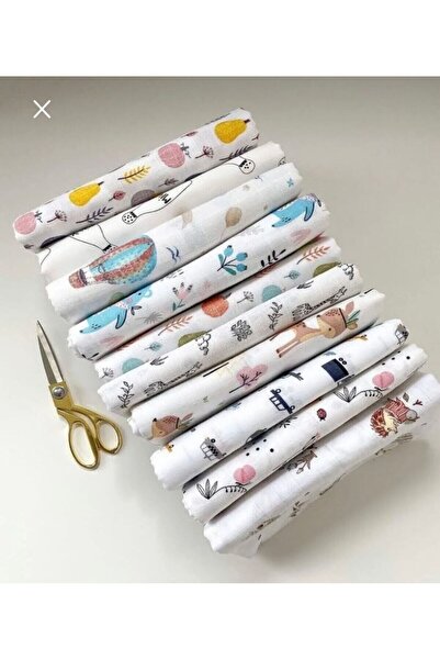 MiRKay Collection Müslin Çok Amaçlı Örtü 80*80 Cmebat