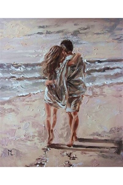 Marcel Kristal Tablo Aşıklar-marcel Sanat Elmas Mozaik Tablo 61x74cm