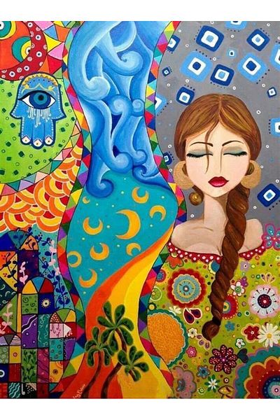 MARCEL SANAT Patterned Dreams Diamond Mosaic Painting 43x61 Cm