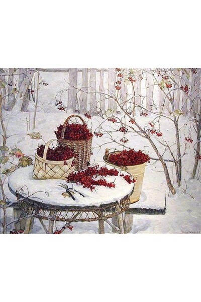 Marcel Kristal Tablo Yılbaşı Serisi Elmas Mozaik Tablo 65x55cm