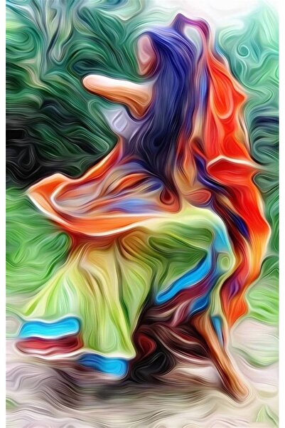 MARCEL SANAT Ispanyol Dansçı Elmas Mozaik Tablo 43x66 Cm