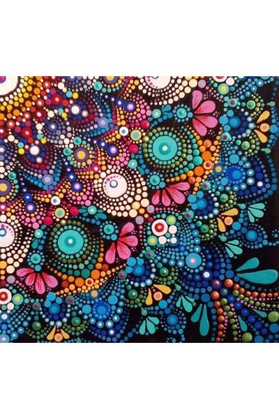 Marcel Kristal Tablo Μωσαϊκό ζωγραφικής με διαμάντια Mandala (69X66)