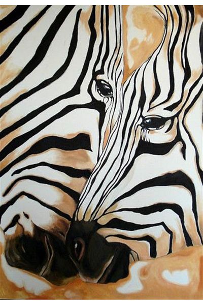 MARCEL SANAT Zebras Diamond Mosaic Painting 42x62cm