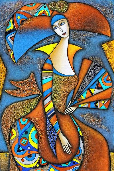 MARCEL SANAT Pixart Art Colorful Abstract Painting with Diamond Mosaic - Diamond Türkiye 36*53