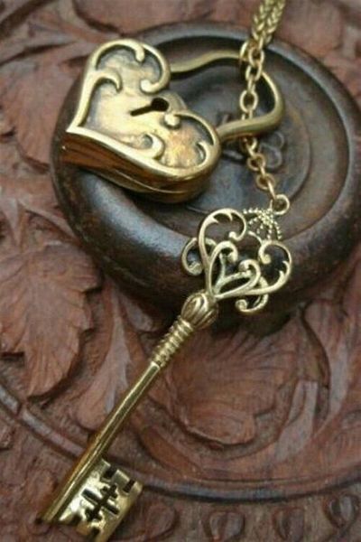 MARCEL SANAT Lock and Key from the Heart Marcel Art Diamond Mosaic Painting 23x33cm