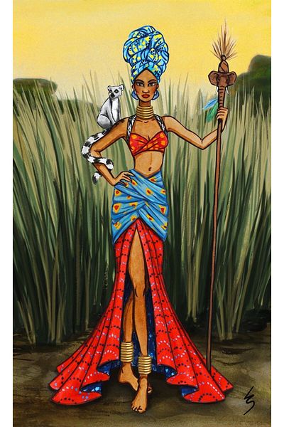 MARCEL SANAT African Queen Pixart Art Diamond Mosaic Painting Diamond Turkey 36*58