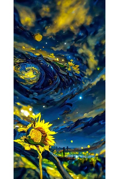 dialands SUNFLOWER-38x68cm-DM0050