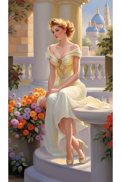 dialands FLOWERS AND WOMEN 40X70CM-DM146