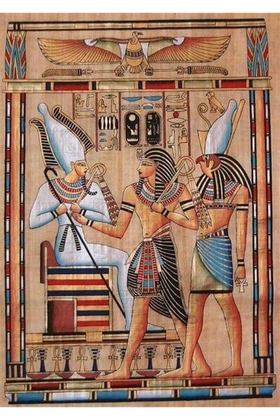 MARCEL SANAT Antik Mısır Resmi Elmas Mozaik Tablo 51x71cm