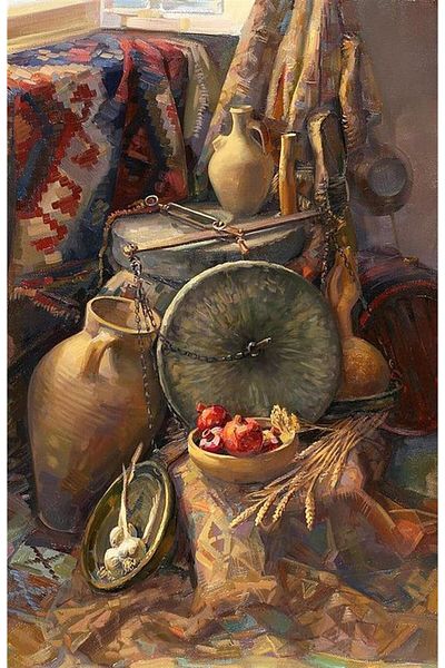 Marcel Kristal Tablo Village Kitchen Marcel Art Diamond Mosaic Painting 41x64cm