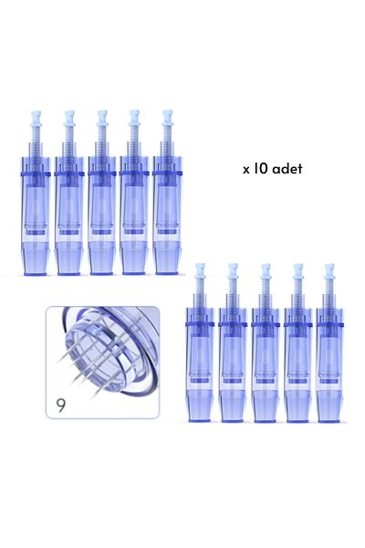Anil Professional Cosmetics Ignesi Derma Pen - 9 Pin, 10 Pieces