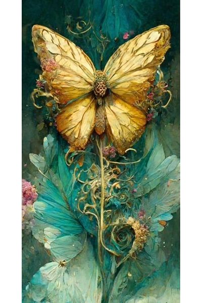 dialands GOLDEN BUTTERFLY 40X75CM-DM136
