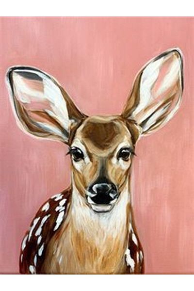 Marcel Kristal Tablo Gazelle-marcel Art Diamond Mosaic Painting 38x51cm