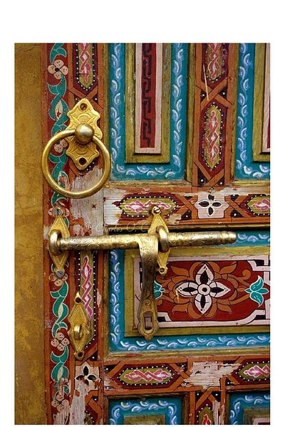 dialands Old Door with Hood