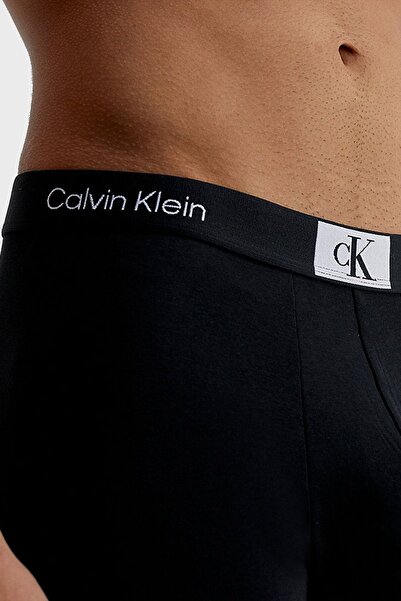 Calvin Klein Logolu Pamuklu 3 Pack Boxer 000nb3529aub1 Erkek Boxer 000nb3529a Ub1