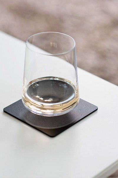 3art Metal Metal Decorative Coasters Set of 3 - Colorful Square Mug Coasters