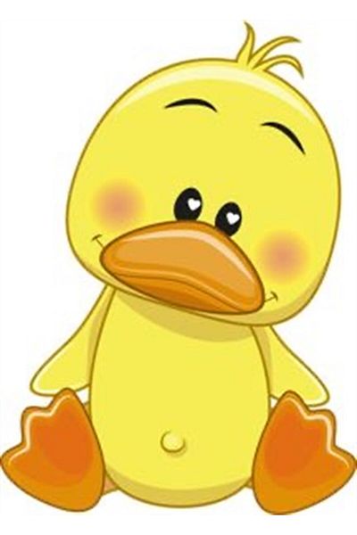 Marcel Kristal Tablo Cute Duckling 20x28cm