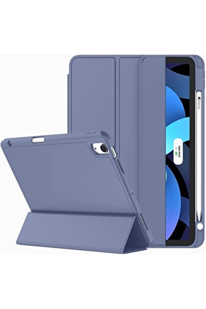 UnDePlus İpad Air 11inç 2024 Air 4/5/6.nesil 10.9 Uyumlu Kılıf Pen Charge Kal...