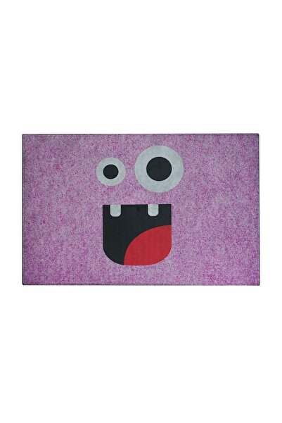 Stepmat Pink Smiley Emoji Double Sided Rubber Door Mat