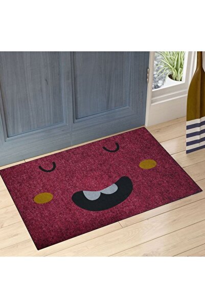 Stepmat Red Emoji Double Sided Rubber Door Mat