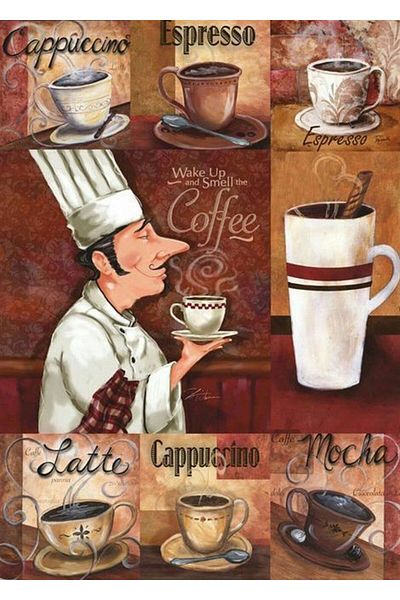 Marcel Kristal Tablo Coffee Time Marcel Art Diamond Μωσαϊκό Πίνακας 36x51cm