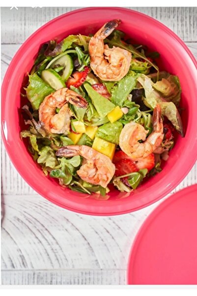 Tupperware Aloha Container 2l Rubin Red Storage Container