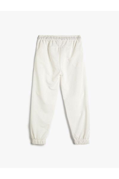 Koton Basic Jogger Sweatpants Tie Waist Pocket Floor Detailed