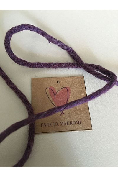 EN UCUZ MAKROME Macrame Rope (10 METERS) Single Twist Scan Hobby Mesh Bag Multipurpose Hobby Packaging Material