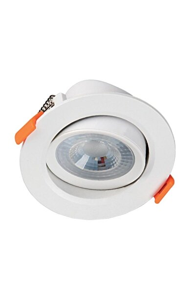 Cata CT-5204 Akik 7 Watt Hareketli Sıva Altı Yuvarlak LED Spot (Beyaz Kasa) B...