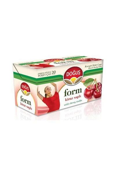 Doğuş Çay Dogus Cherry Handled Plant Cay 20 Pieces