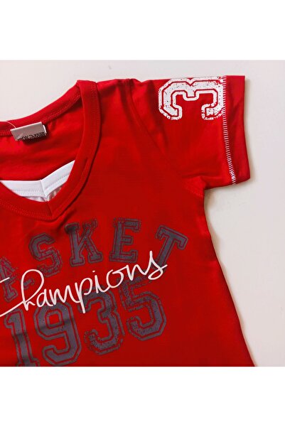 ROLY POLY 100% Cotton Single Jersey Short Sleeve T-shirt and Long Pajama Set for Boys Set of 2