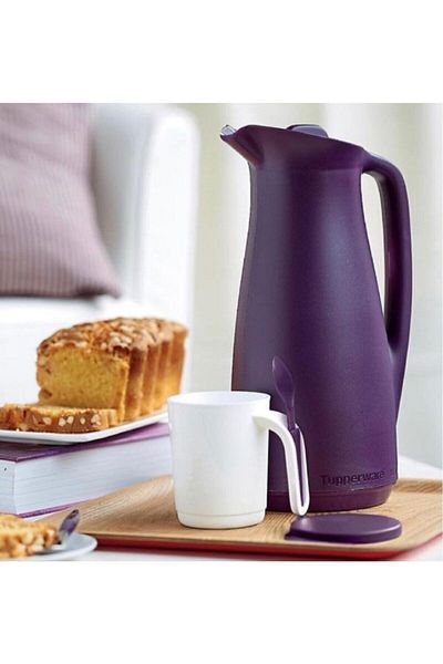 Tupperware Thermos Plum Purple