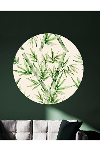 KanvasSepeti ملصق جداري على شكل قماش سميك ذاتي اللصق مزخرف بفن بوهيمي تجريدي