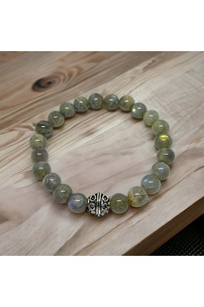 eHediyecim Pisces Emotional Balance Stone - Labradorite Natural Stone Bracelets