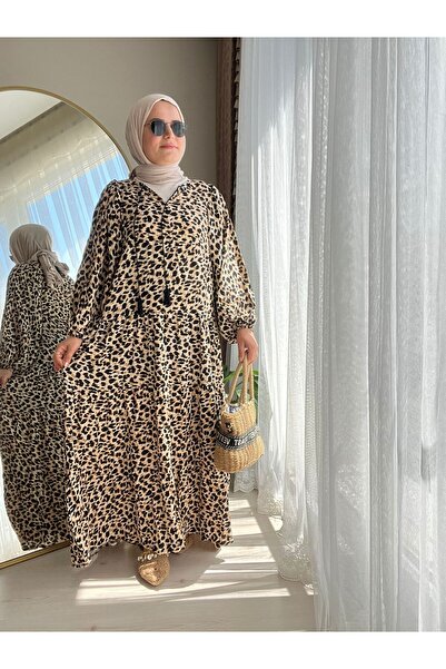 gül sezgin butik ROCHIE DE FEMEI CU IMPRIMARE LEOPARD GULER DANTELAT TESTURĂ ...