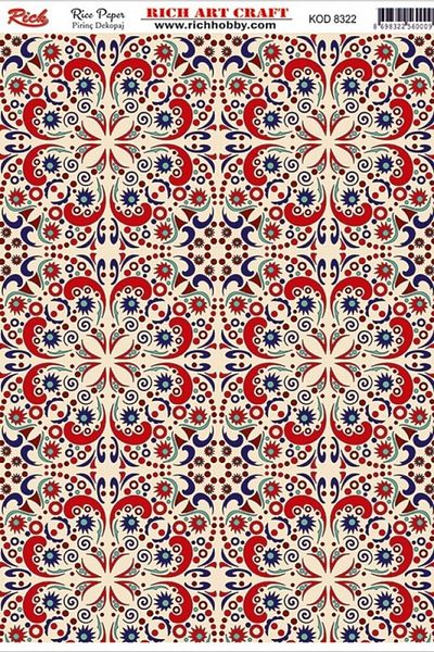 Rich Rice Decoupage Paper Code:8322