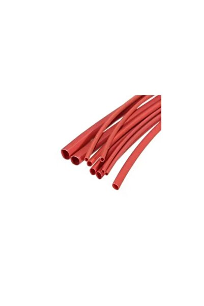 Genel Markalar 3.2mm Kırmızı Isı Ile Daralan Makaron-1 Metre