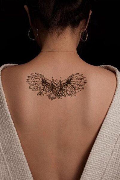 BP Tattoo Gerçekçi Baykuş Dövmesi Owl Tattoo