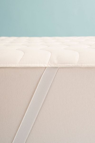 OTHELLO White Cotone Quilted Elastic Cotton Bed Mattresses - 160x200 Cm