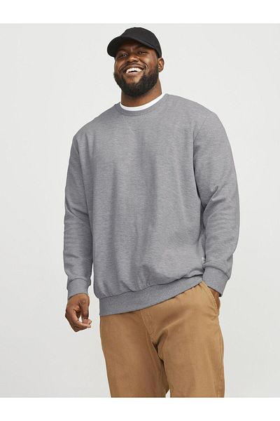 Jack & Jones Plus Sweatshirt Plus Einfarbig Sweatshirt