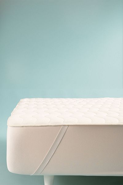 OTHELLO White Cotone Quilted Elastic Cotton Bed Mattresses - 160x200 Cm
