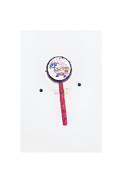 AhşapToys Oyuncak Ipli Kırmızı Davul Kırmızı Davul Oyuncak Çocuk Oyuncakları