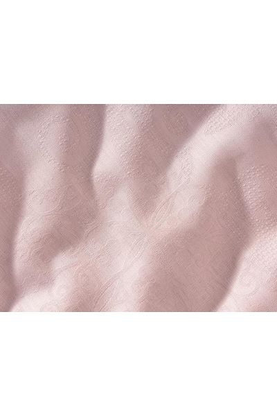 Cotton Box Set cuvertură de pilota din satin jacquard dublu Jana Pink