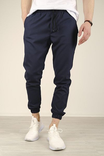 Oksit Wendy Slim Fit Men's Jogger Pants with Elastic Waist and Leg Legs