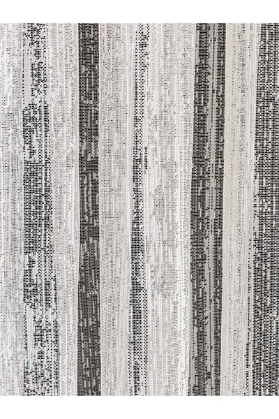 LUNETT HOME Ready to Use Cloud Pattern Medium (1X2.5) Pleated Tulle Curtain