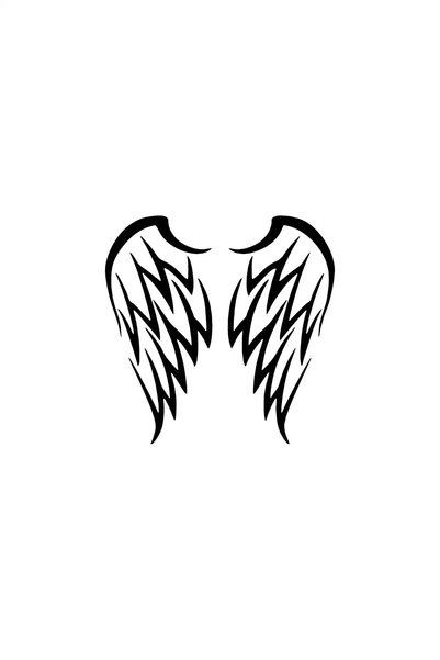 Generic Brand Angel Wings Sticker (Auto-Motor-Laptop-Wall-Decor) 30 x 30 cm