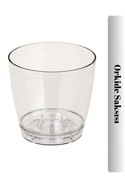 Viyalente Şeffaf Orkide Saksısı No:1 Os215